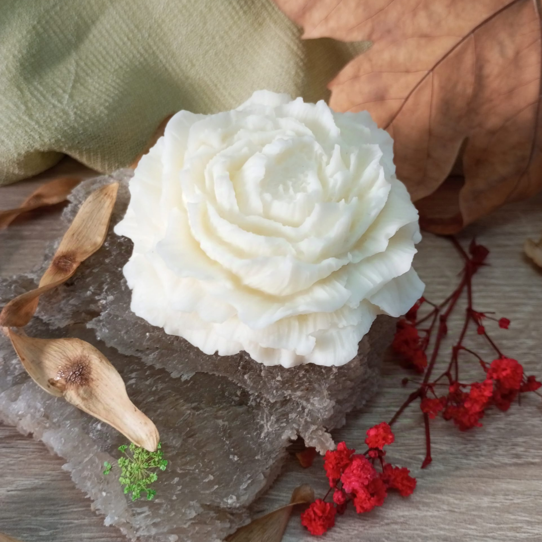 VELA FLOR DE PEONÍA